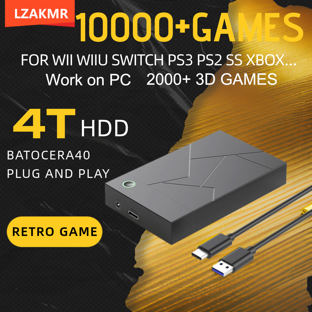 Retro Gaming Realm - Gioco retrò GameForge 4TB Batocera 40