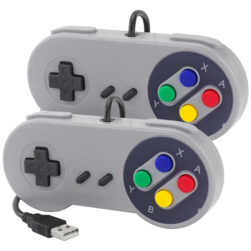 Retro Gaming Realm - Gamepad USB Cablato, Joystick Retro per