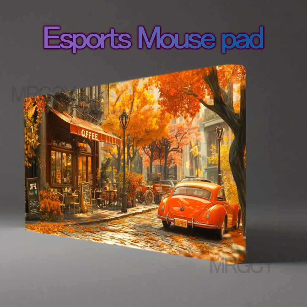 Mouse Gaming Retro - Caffè di un paese europeo, stile