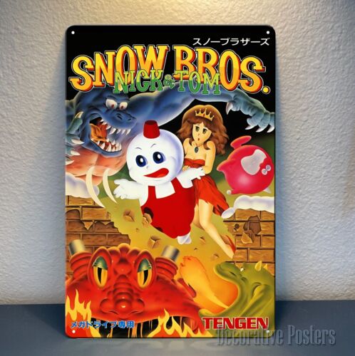 Retro Gaming Video - p1,Snow Bros Nick&Tom Retro Tengen Videogioco