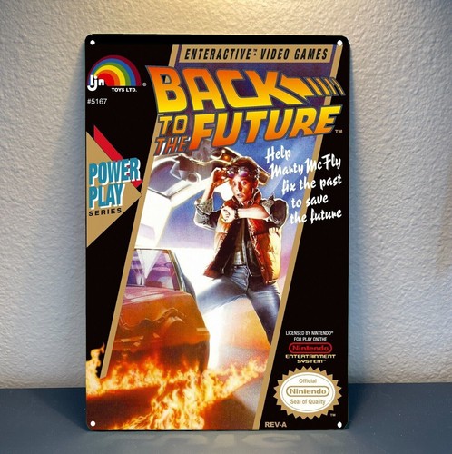 Retro Gaming Video - Poster in Metallo Retro del Videogioco