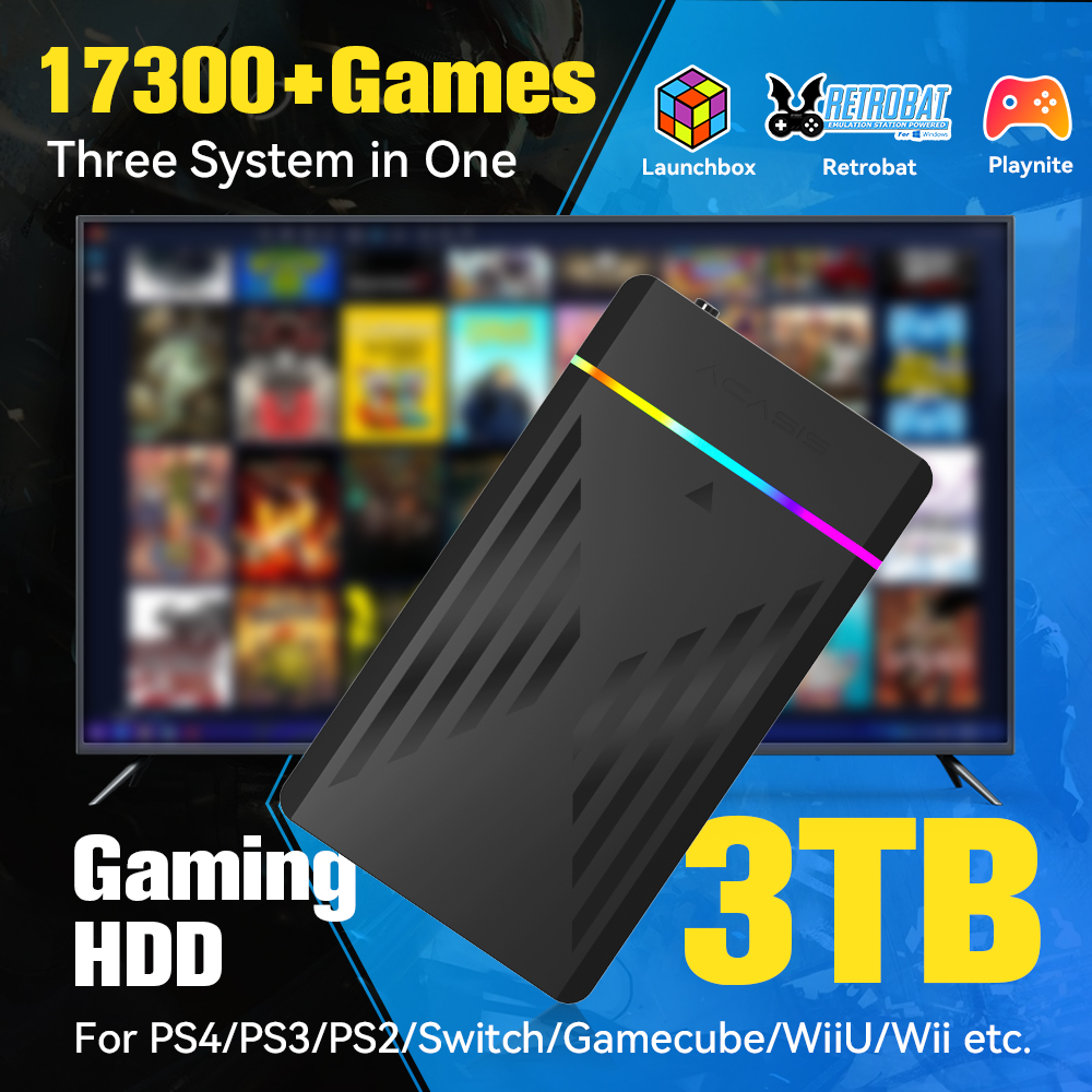 Retro Gaming Gadgets - HDD da gioco portatile da 3