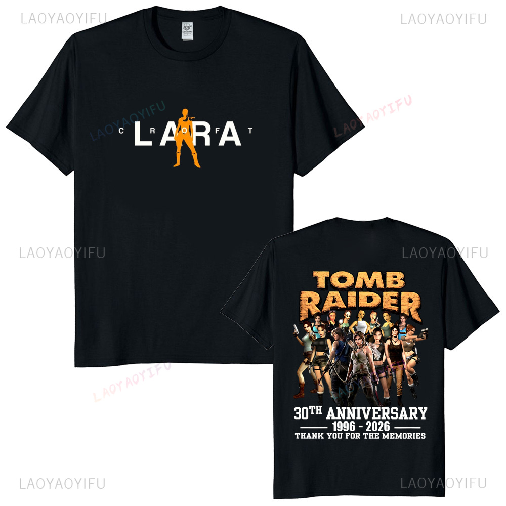 Tomb Raider 30th Anniversary T - Retro Gaming T Shirt recensione e prezzo