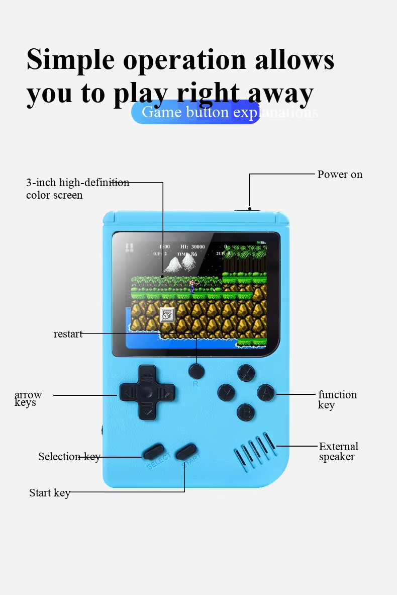 Console di gioco portatile ret - Retro Gaming Realm recensione e prezzo