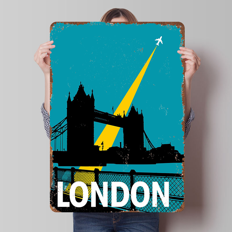 Poster in Metallo del Tower Br - Retro Gaming In London recensione e prezzo