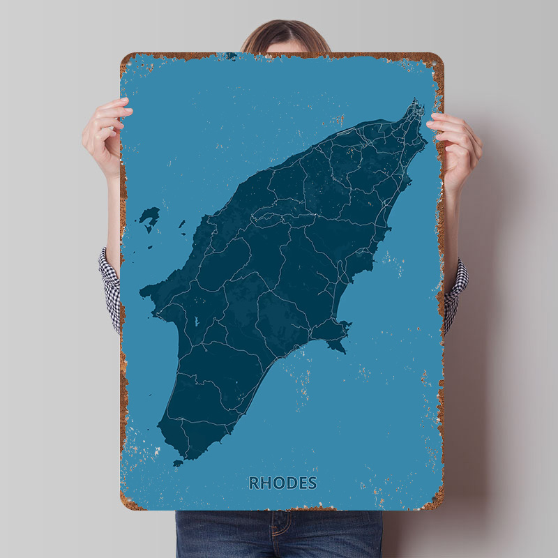 Poster della Mappa dell'Isola  - Retro Gaming Island recensione e prezzo