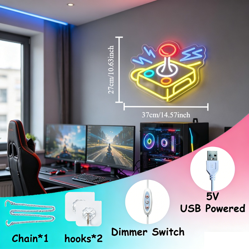 Insegna al Neon a LED con Joys - Retro Gaming Gameboy recensione e prezzo