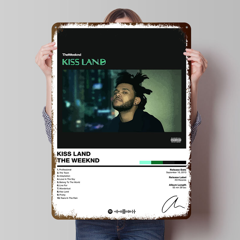The Weeknd - Kiss Land Poster  - Retro Gaming Island recensione e prezzo