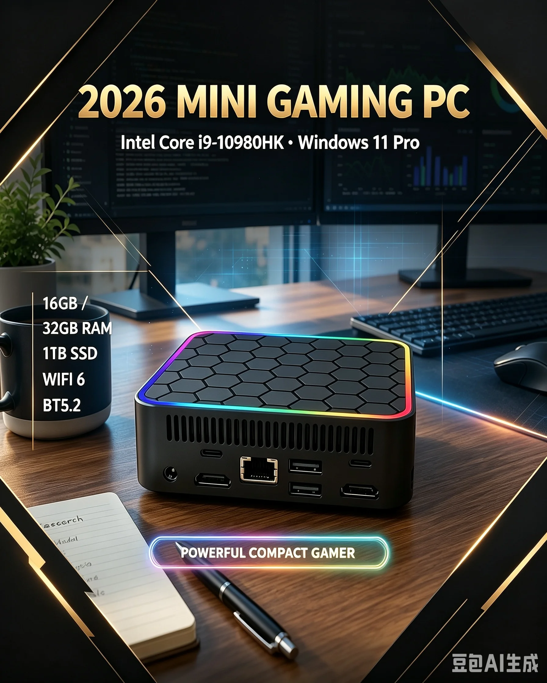 Mini PC 2026 con Core i9 10980 - Retro Gaming Mini Pc recensione e prezzo
