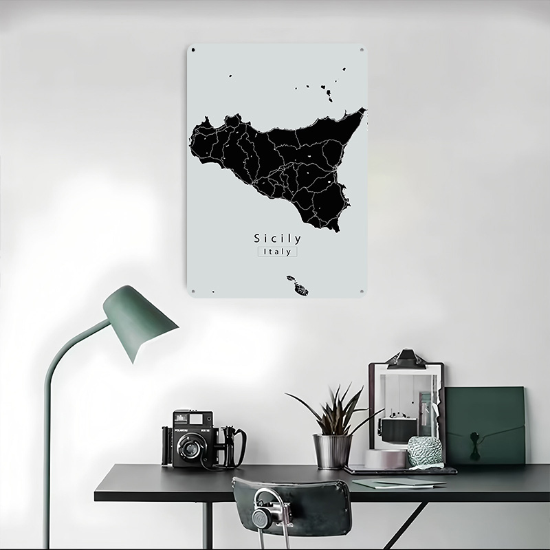 Mappa dell'Isola della Sicilia - Retro Gaming Island recensione e prezzo